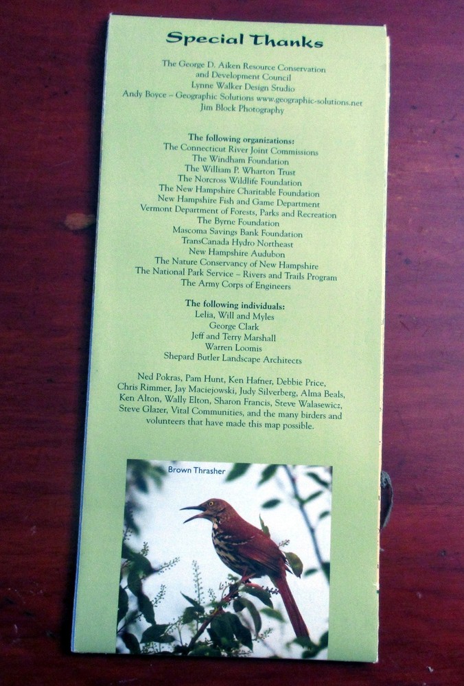 Guide to "Connecticut River Birding Trail, Southern Section"