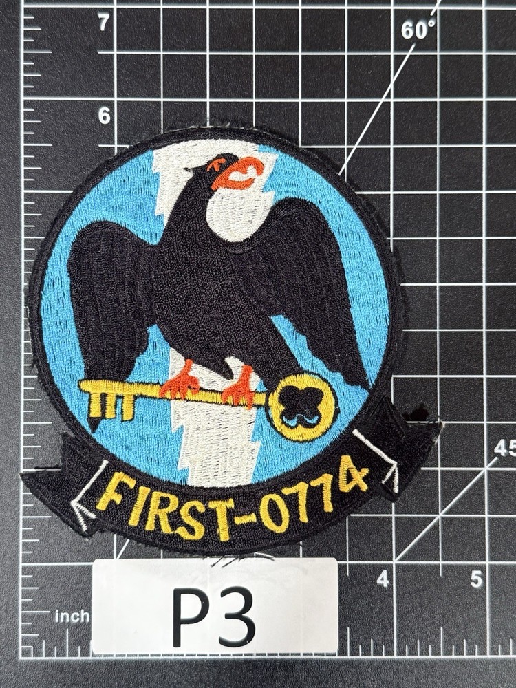 Vintage Rare US Navy “FIRST-0774” Fleet Intelligence Rapid Support Team Patch