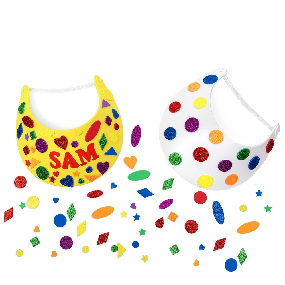 CousinDIY Foam Visor 6/Pkg-Assorted