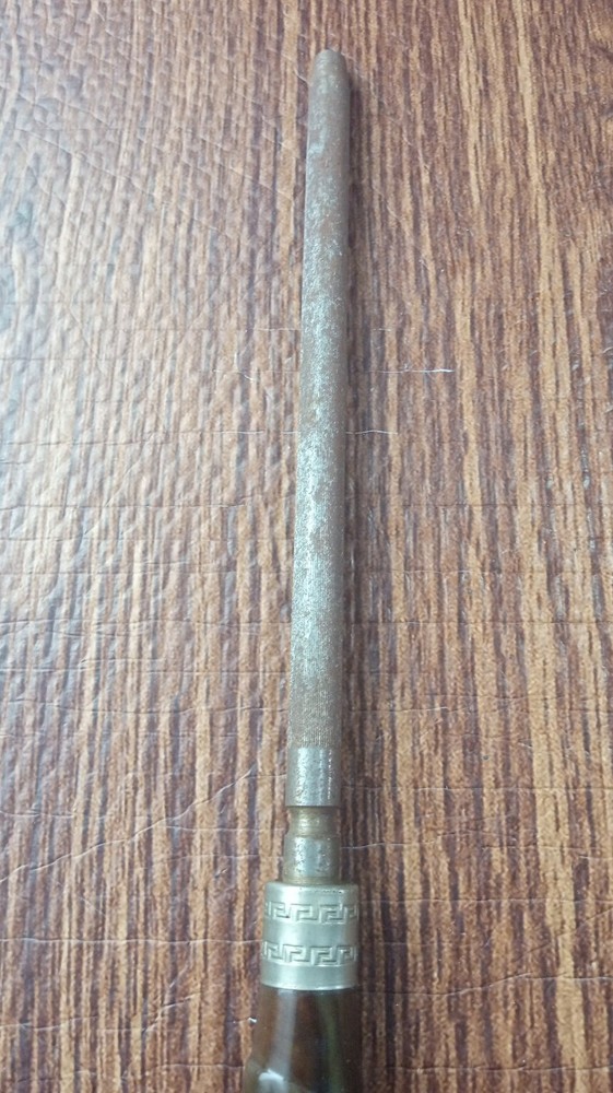 Vintage 12 " Knife Sharpener With Bakelite Handle