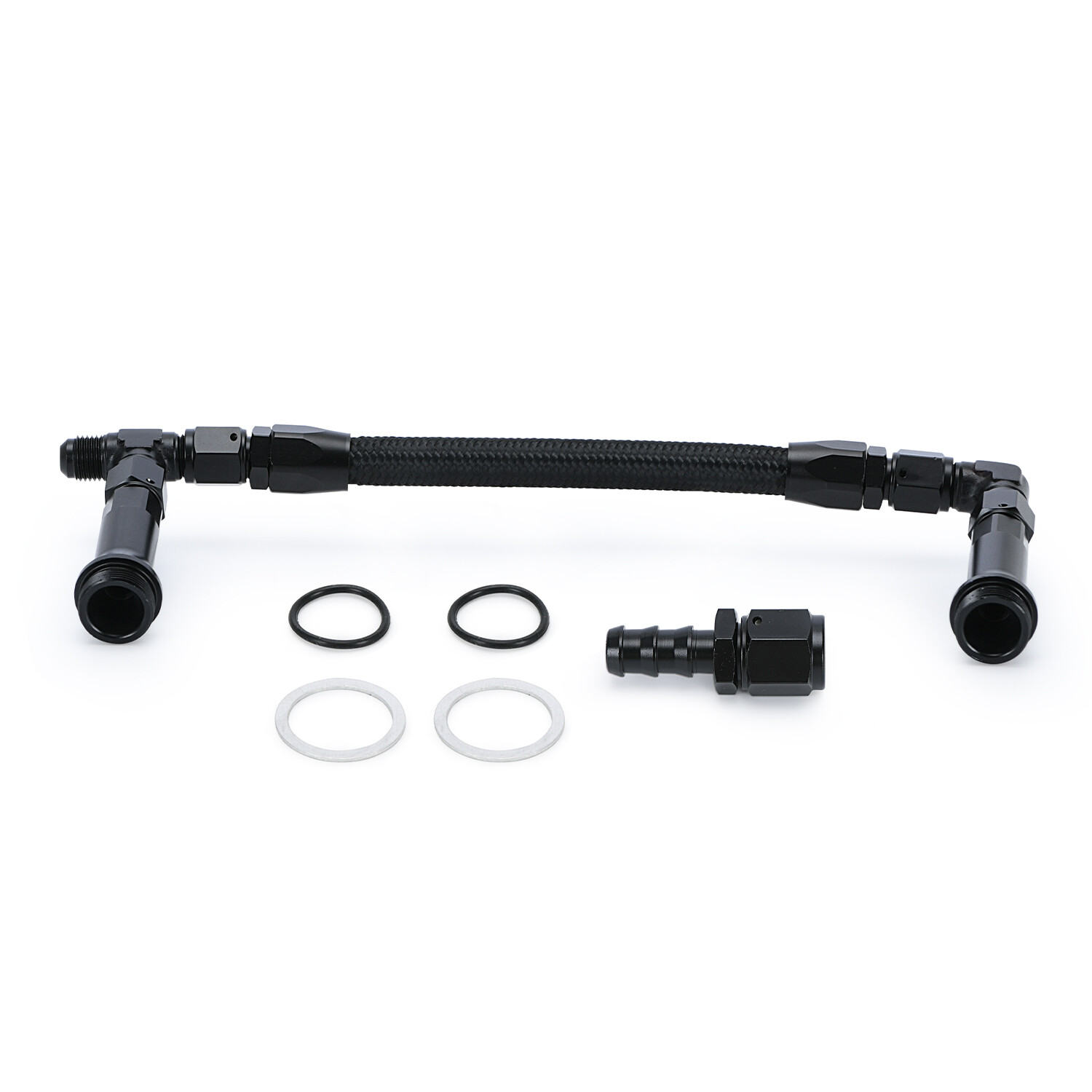 7/8-20 Dual Feed Aluminum Fuel Log Line For Holley Carburetor Double Pumper 4150