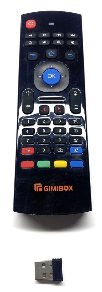 GiMiBOX Remote Control Keyboard Controller MX3 Air Mouse w/Wireless USB Receiver