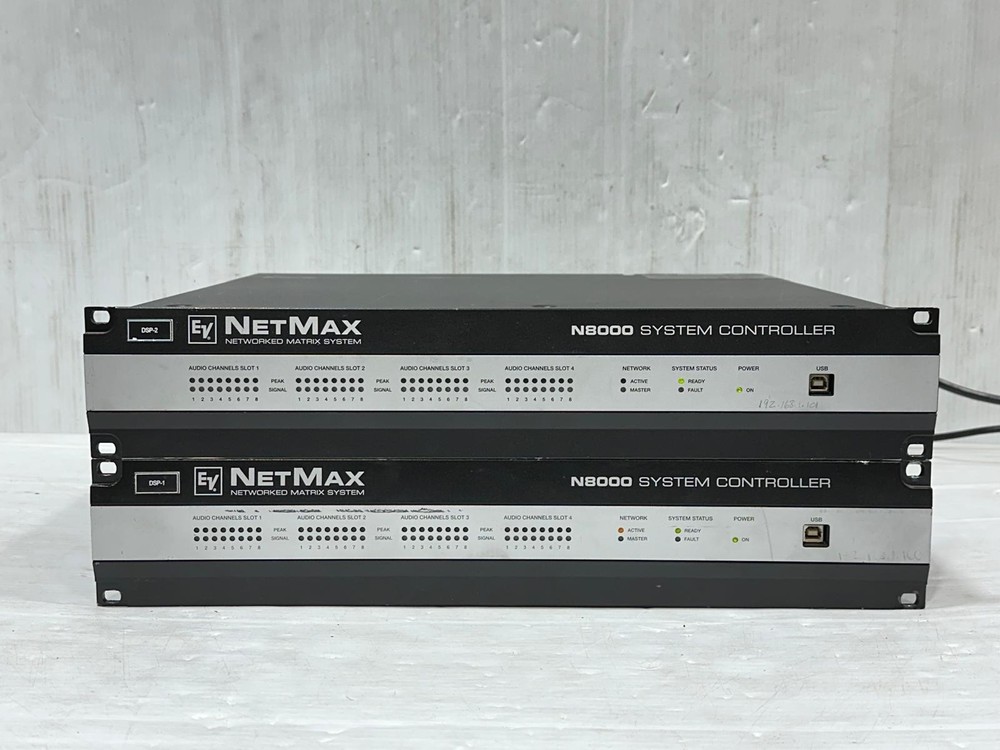 Electro-Voice EV NetMax N8000 System Controller/ Matrix Mixer #187-88 (One)THS