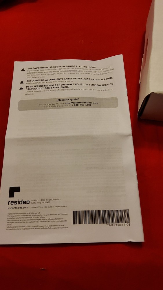 HONEYWELL HOME EQUIPTMENT INTERFACE MODULE RED LINK 3.0 ~NEW~