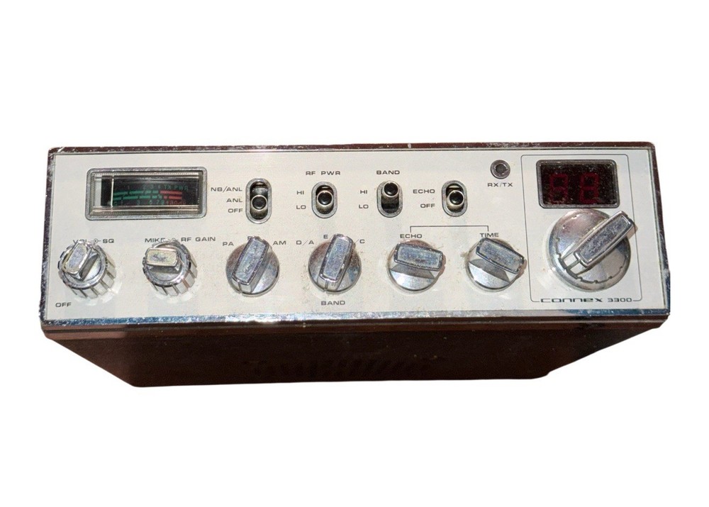 CONNEX 3300 AM/FM CB Radio w/ Uniden Bearcat Microphone – 40 Channel