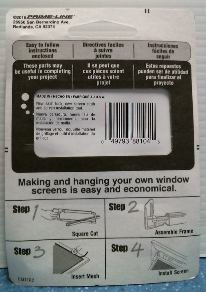 Prime-Line Window Screen Hangers (PL 8104) FS