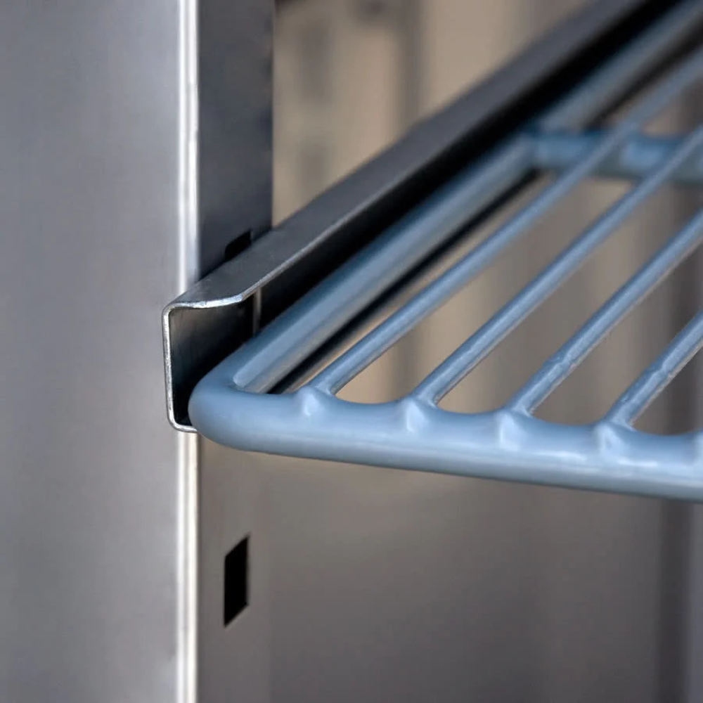 54" Stainless Steel Two Section Solid Door Reach-In Freezer