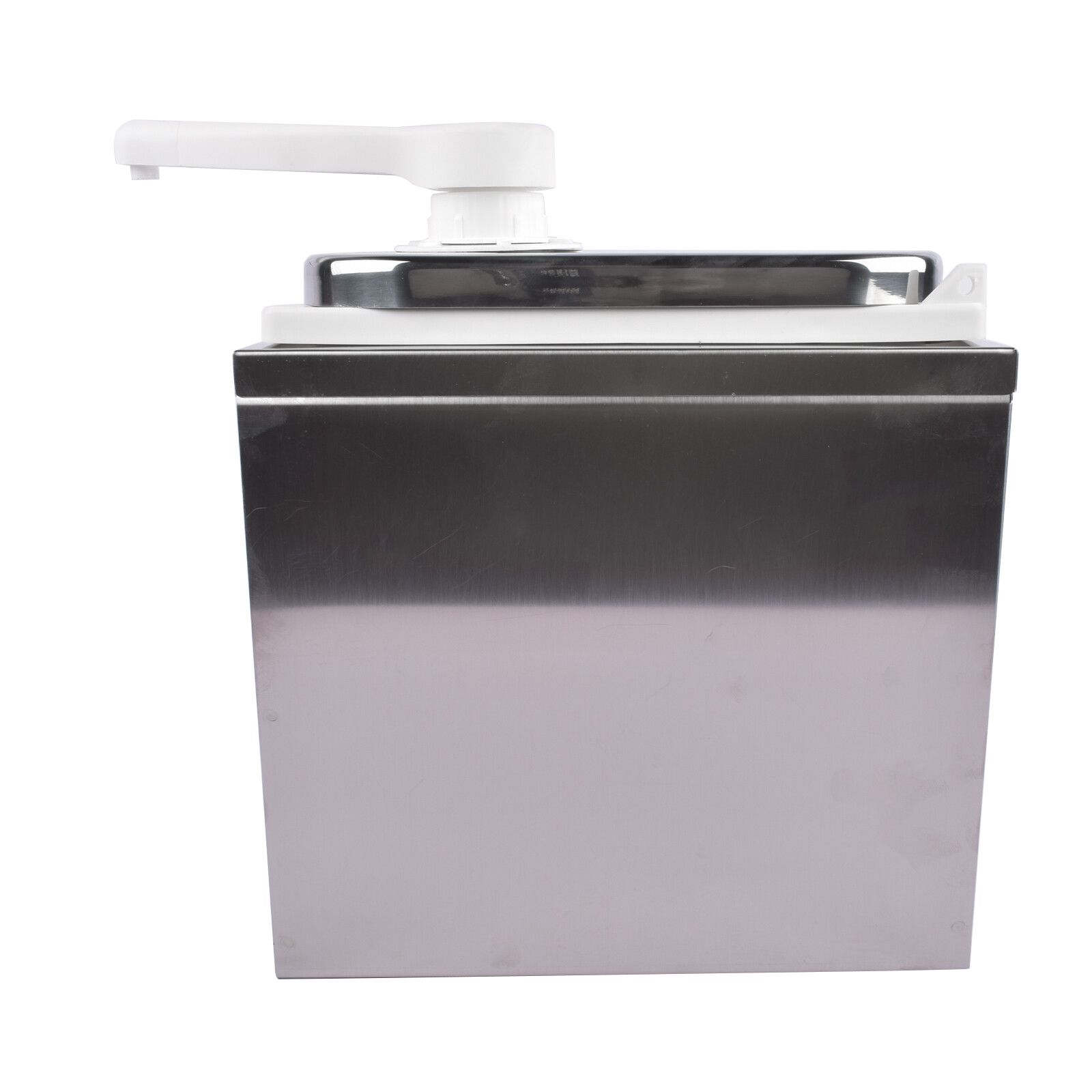 2L Stainless Steel Sauce Pump Dispenser Squeeze Condiment Dispensing Container