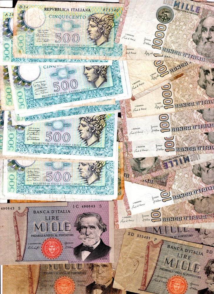 (033025+2). Italy. 103 Banknotes. DY22816