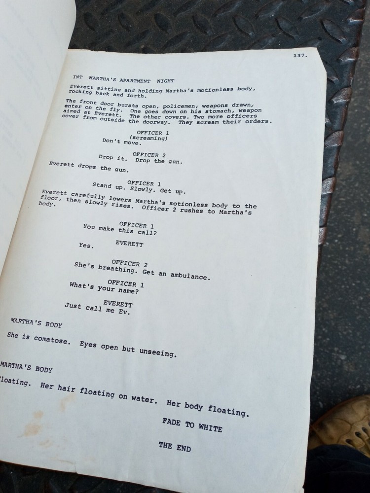 Roy Thinnes Original Script Screenplay The Thrusday Woman