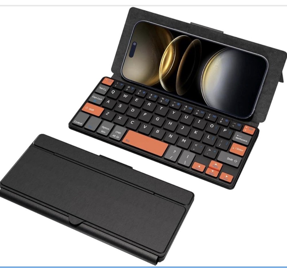 Doohoeek Universal Bluetooth Mini Keyboard, Wireless Compact Keyboard