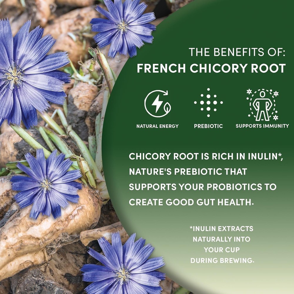 Chicory Root Roasted Granules, 1 Pound, Chicory Coffee