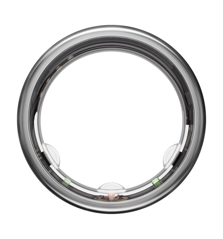 Oura Ring Gen 3 Horizon Brushed Titanium Smart Ring Set Size 11