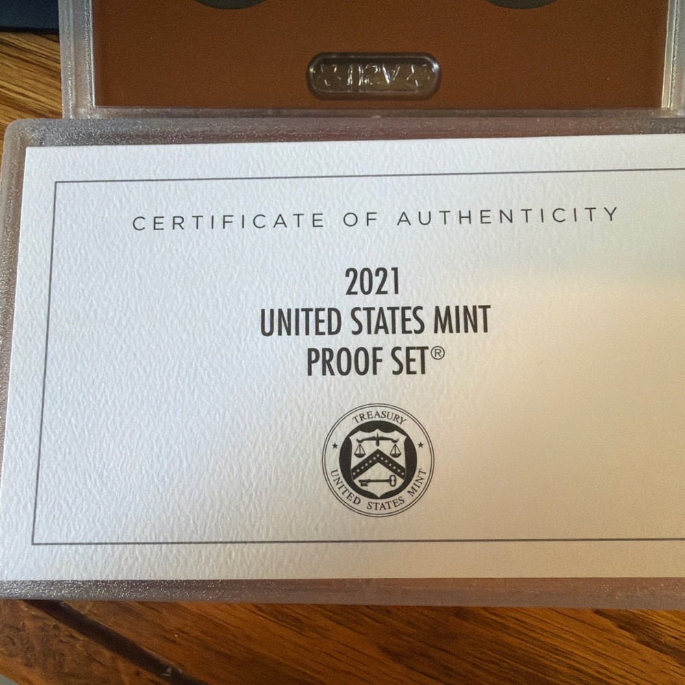 2021 S Proof Set San Francisco w/ COA US Mint Set CLAD
