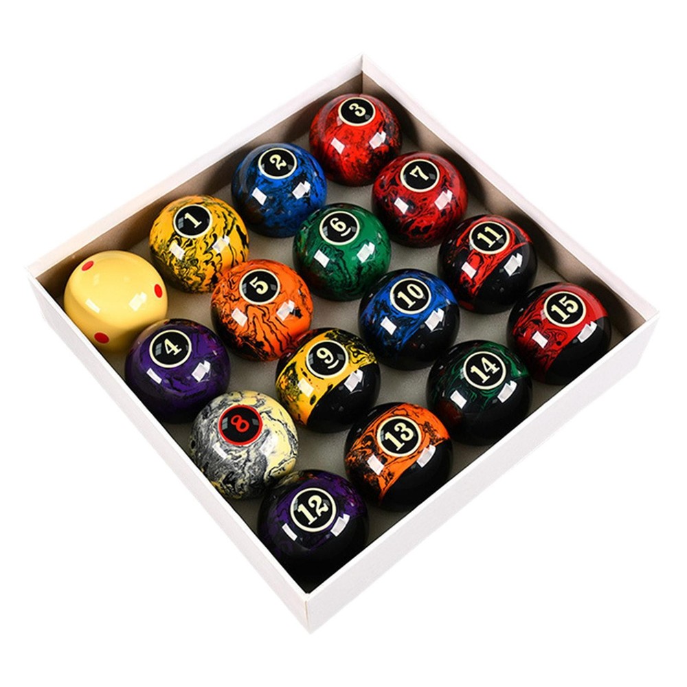 16x Billiard Balls, Pool Table Balls, Complete Set