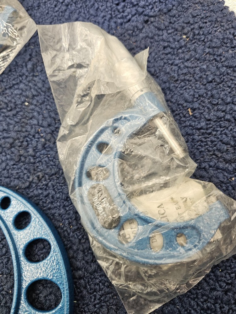 7 Pieces Micrometer Hardware Assembly Blue Different Sizes