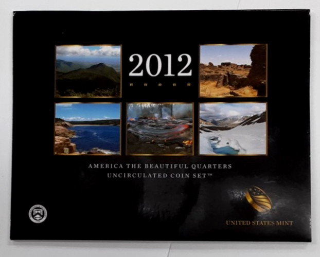 2012 P & D US Mint ATB Quarters Uncirculated Set