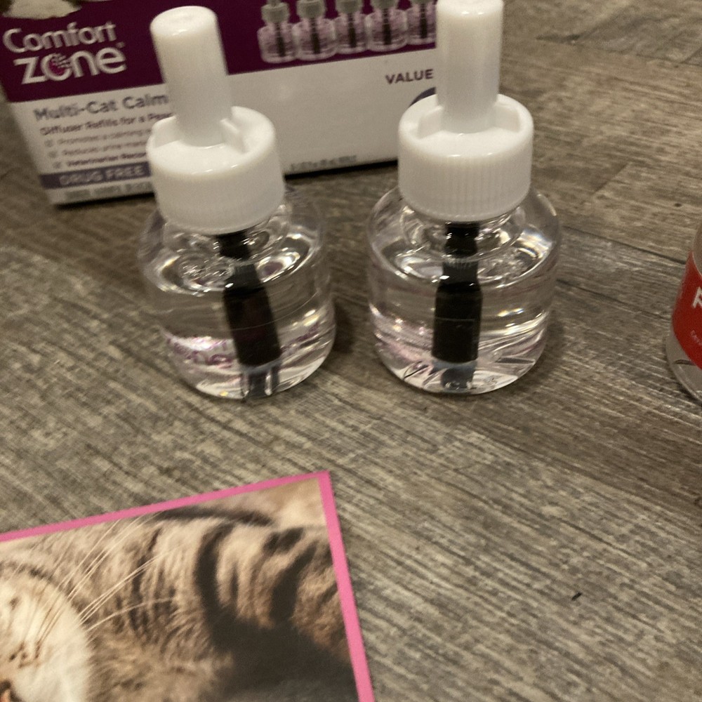 Comfort Zone Multi-Cat Calming 4 Refills New Open Box Pheromones Diffuser Cat