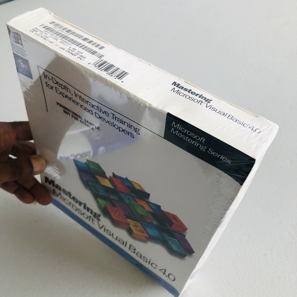 Mastering Microsoft Visual Basic 4.0 - Microsoft Mastering Series CD-ROM Sealed