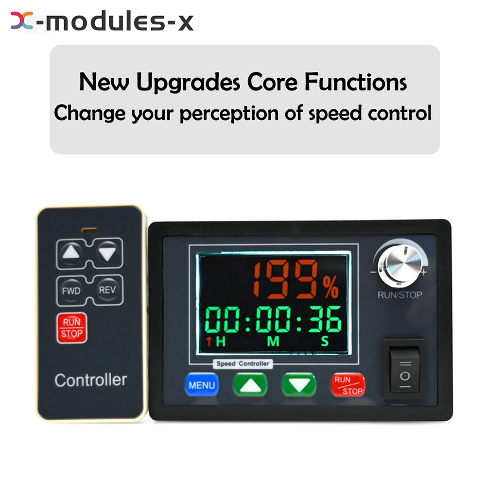 DC10-55V 40A Brush Motor Speed Controller LCD Digital Wireless Remote Control