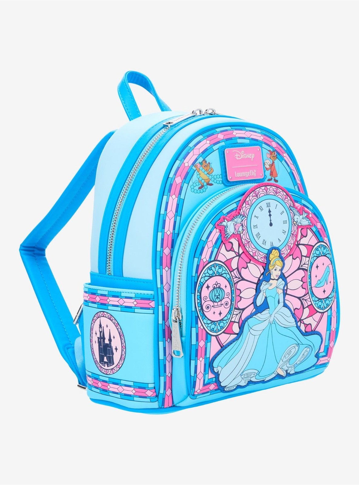 Loungefly Disney Cinderella Stained Glass Portrait Mini Backpack ☆NWT