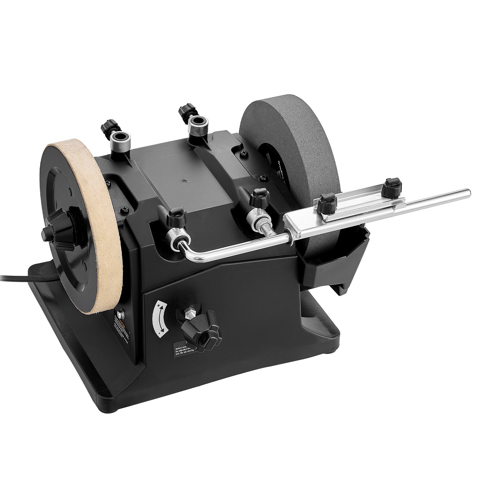 Uimoso 8-Inch Water-Cooled Wet Sharpening System 155RPM Bench Grinder for Blades