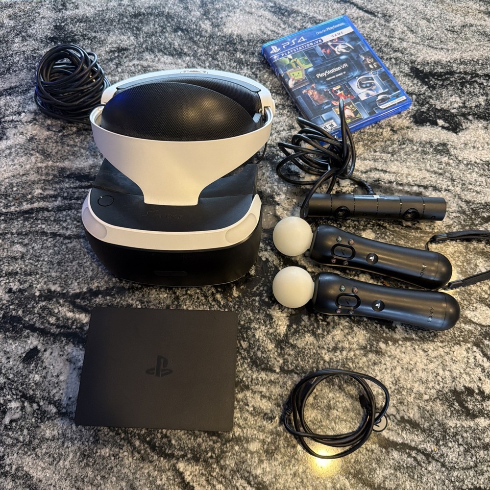 Sony PlayStation VR PSVR (PS4) CUH-ZVR2 Headset/Controllers/Camera Bundle