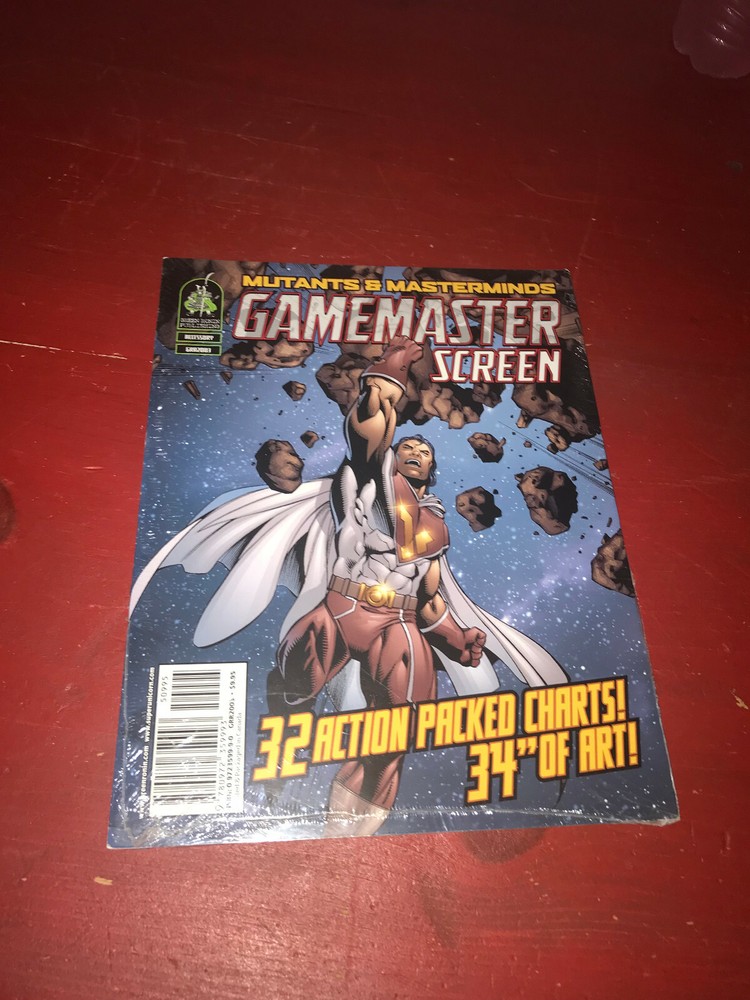 Mutants & Masterminds Gamemaster Screen NEW Sealed GRR2003!!
