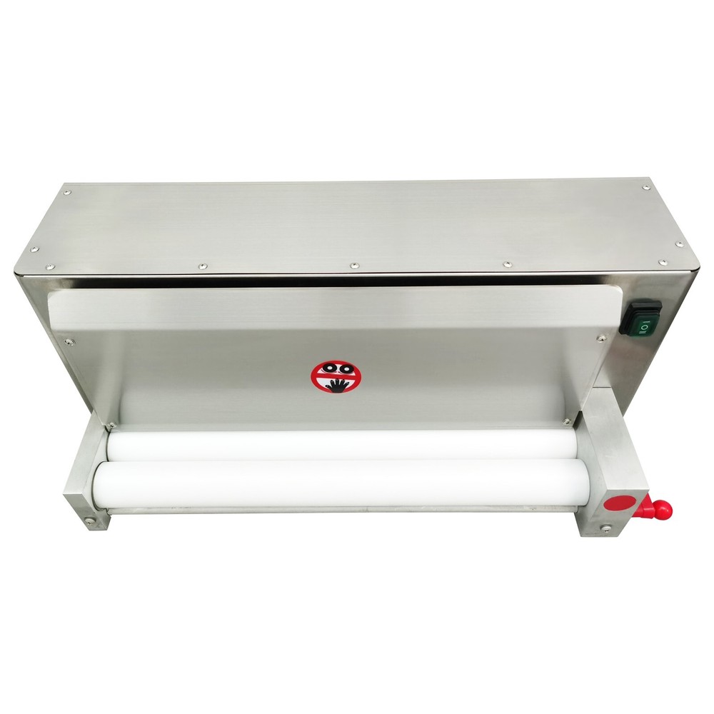 4-19" Electric Pizza Former Commercial Dough Sheeter Pizza Processing Machine