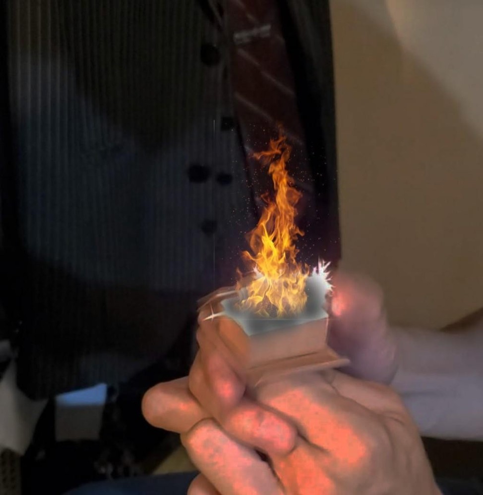 Second hand magic tricksB465 magic hand fire