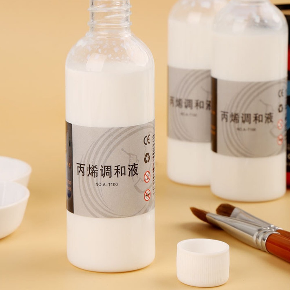 Acrylic Paint Thinner 100ml Fluid Improver Art Supply For Precision