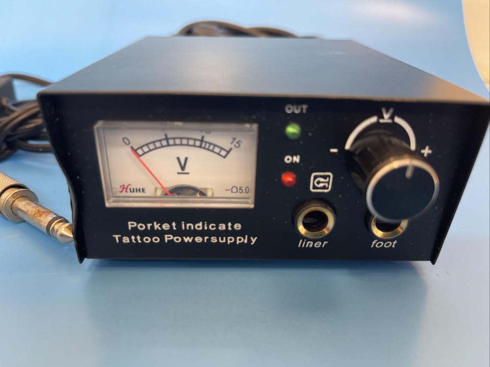 PORKET INDICATE TATTOO POWERSUPPLY POWER SUPPLY Untested