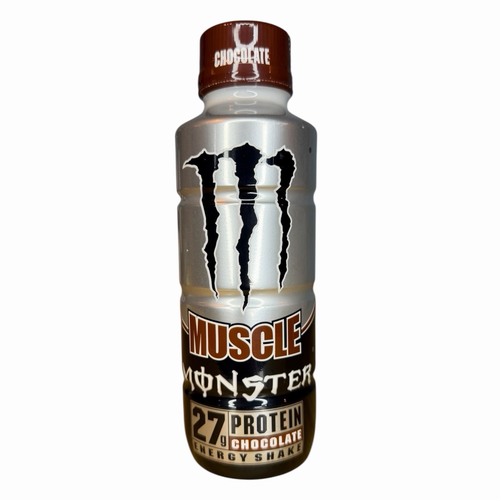 Monster Energy Muscle Chocolate Protein Shake Full 15oz Bottle DISCONTINUED