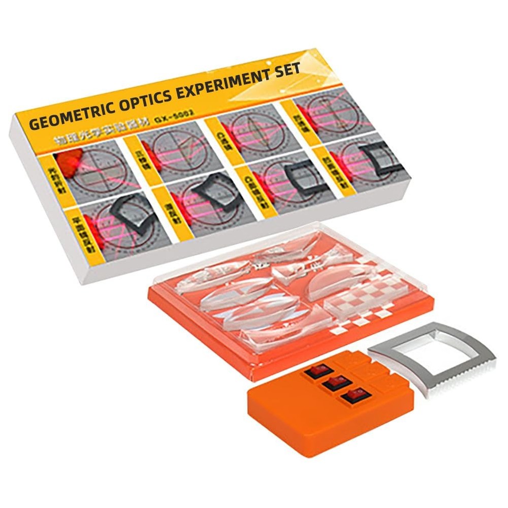 1 Set Multifunction Optical Experiment Kit Prism Reflector Refraction Physics