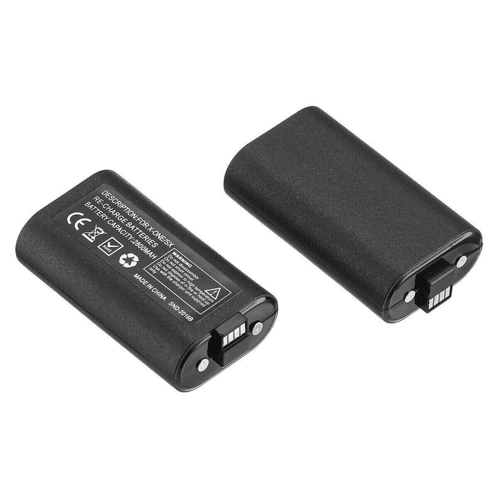 2Pcs Xbox Series X/S Xbox One Rechargeable Controller Battery Pack For Microsoft