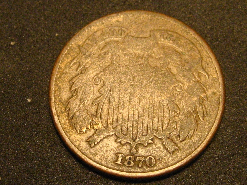 1870 Two Cent Piece BETTER DATE