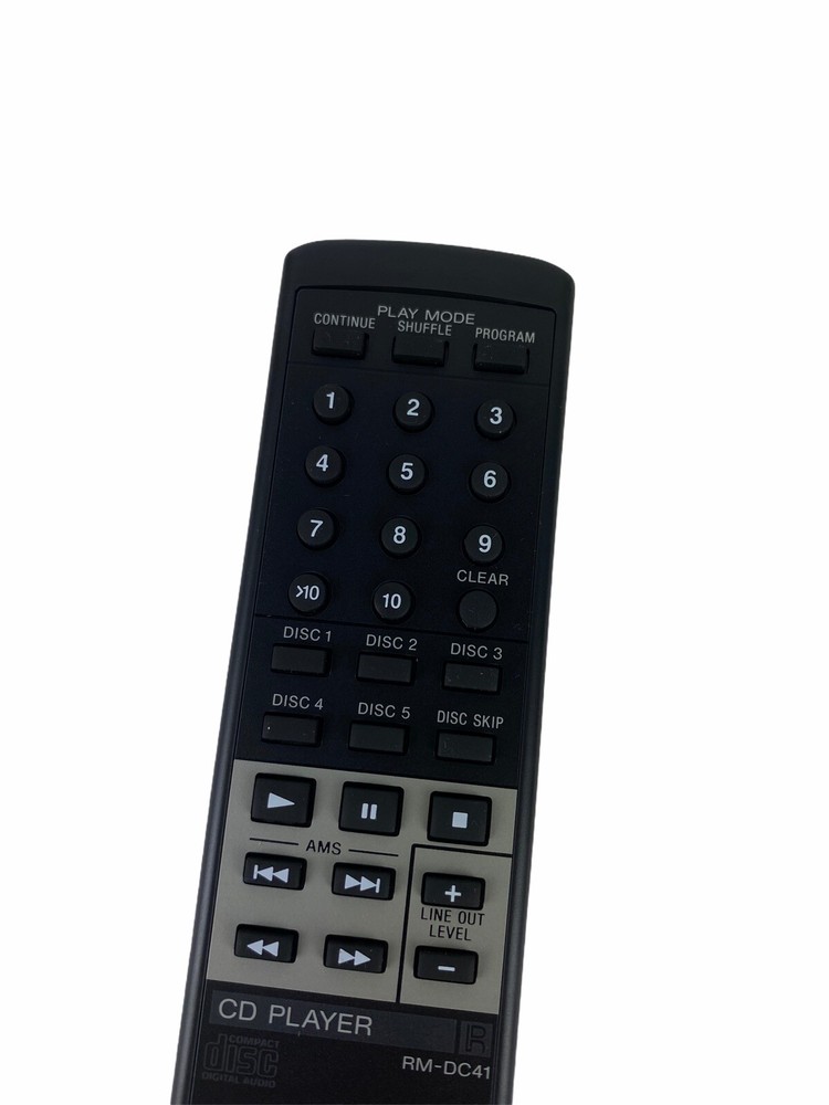 NEW Sony RM-DC41 OEM Original CD Player Audio Replacement Remote Control Black