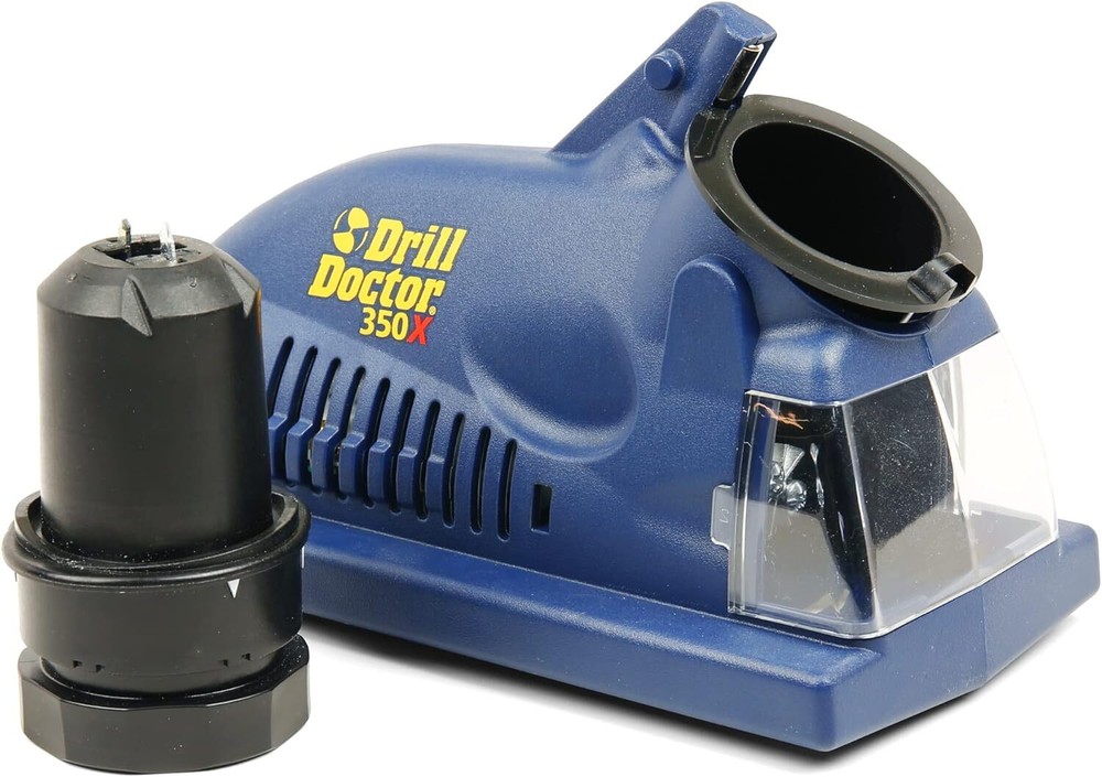 DD350X Drill Bit Sharpener 118 Degrees 3/32" to 1/2" Standard Twist Bits