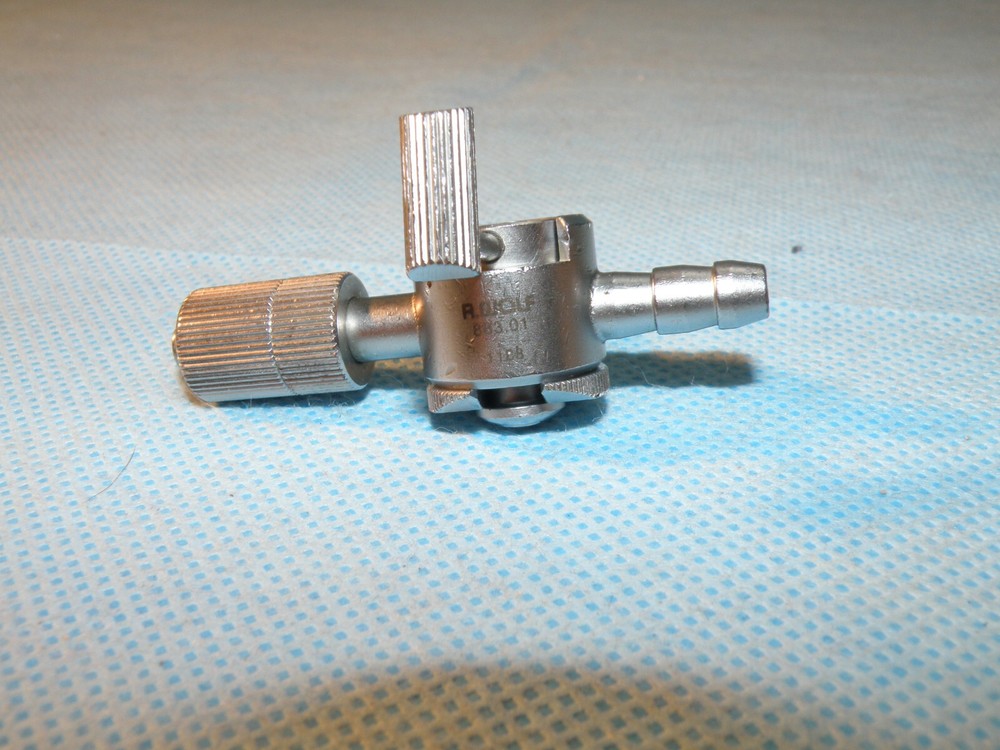 R Wolf flexible scope channel adapter with switchable ports, model 883.01