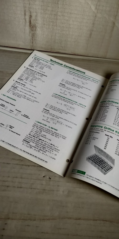 1990 O'Keefe Controls Co. PRECISION FLUID RESTRICTORS Catalog C3