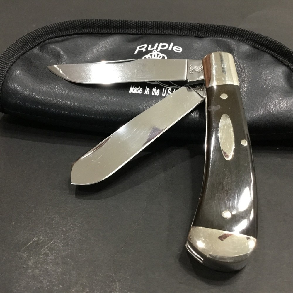 Custom Bill Ruple /Queen Collaboration Trapper Slipjoint Folder Folding Knife