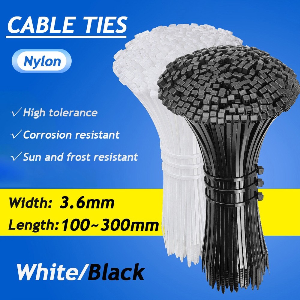 Nylon Cable Ties Nylon Extra Strong Zip Wraps Thick Heavy Duty Cable Tie