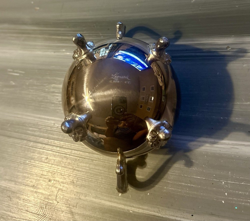 Leonard, Silver Plated,footed Sugar Bowl