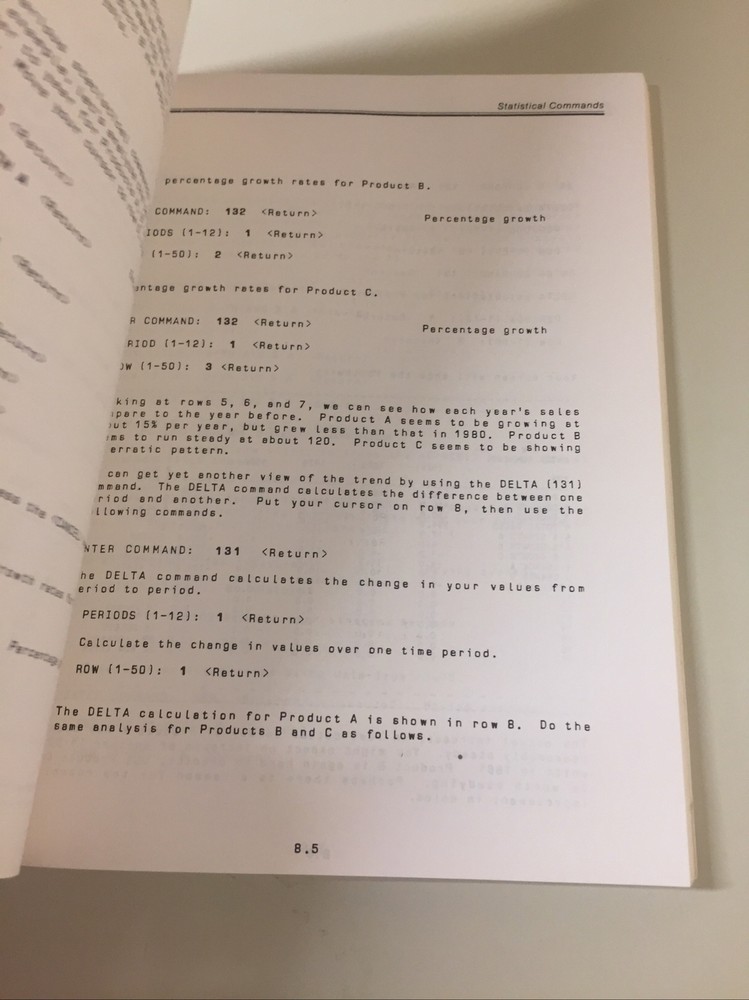 Vintage 1983 KAYPRO MICROPLAN Software Manual (NO DISK)