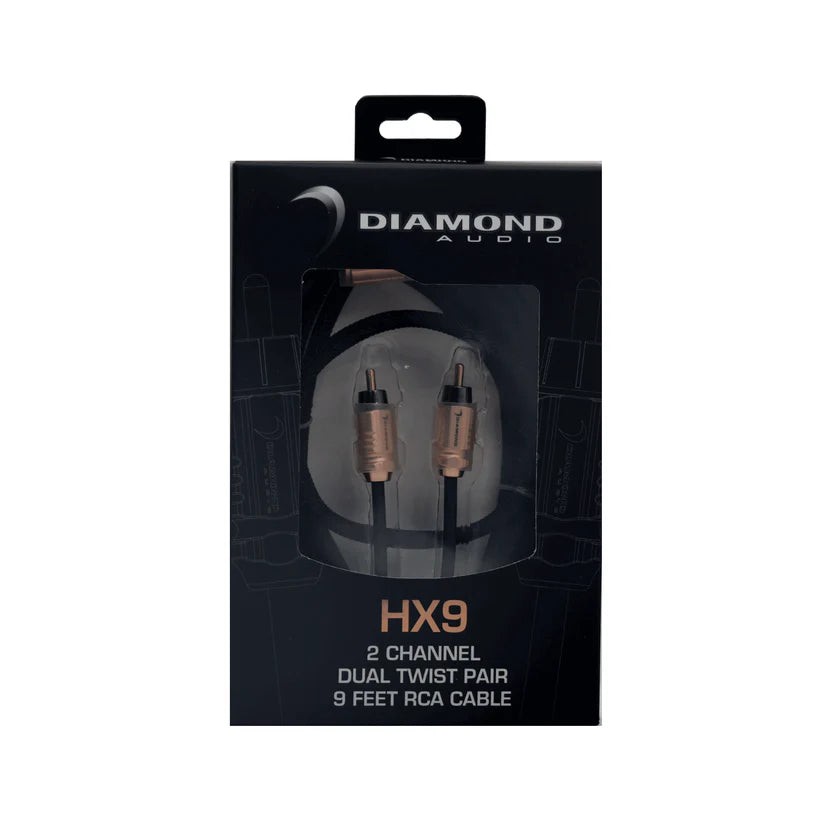 Diamond Audio HX9 9Ft Two Channel RCA Cable