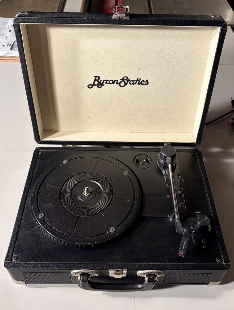 Byron Statics Record Player Classic Turntable Model KTS-601