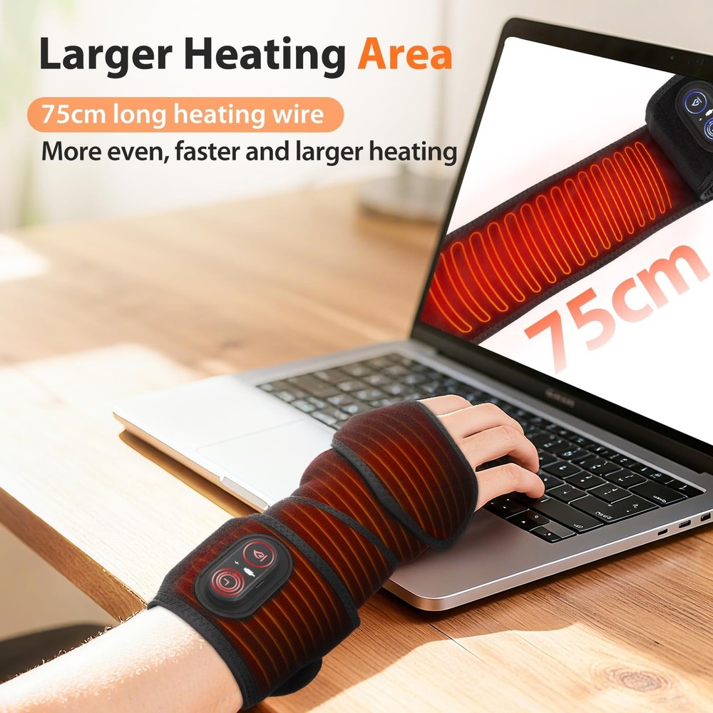 Cordless Arm Heating Pad, Elbow Heating Pad, Electric Heating Strap, Heating ...
