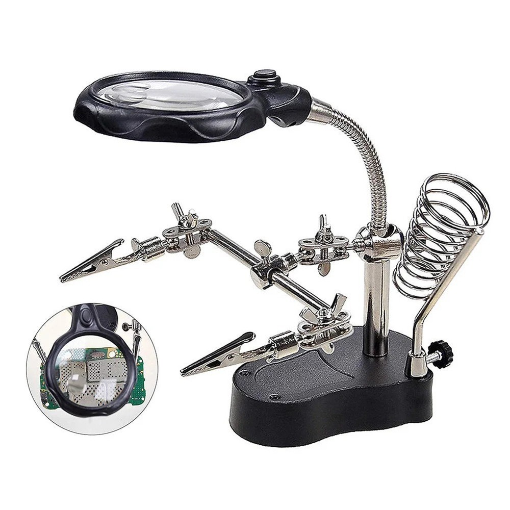 Adjustable Helping Hands Tool for Soldering and Model Building Projects