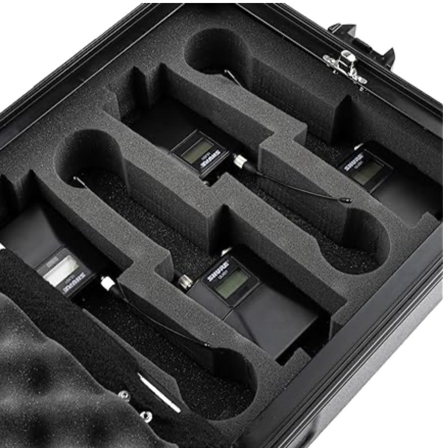Gator Shure Cases System Solution Series Wireless System Solution Case 4