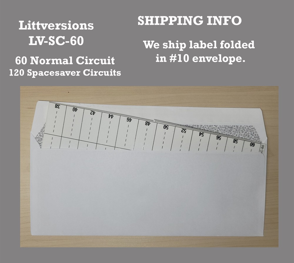 Square D /Schneider Circuit Breaker Directory Panel Replacement Labels LSDL